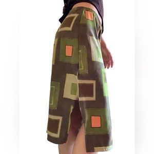 Retro Style Midi Skirt